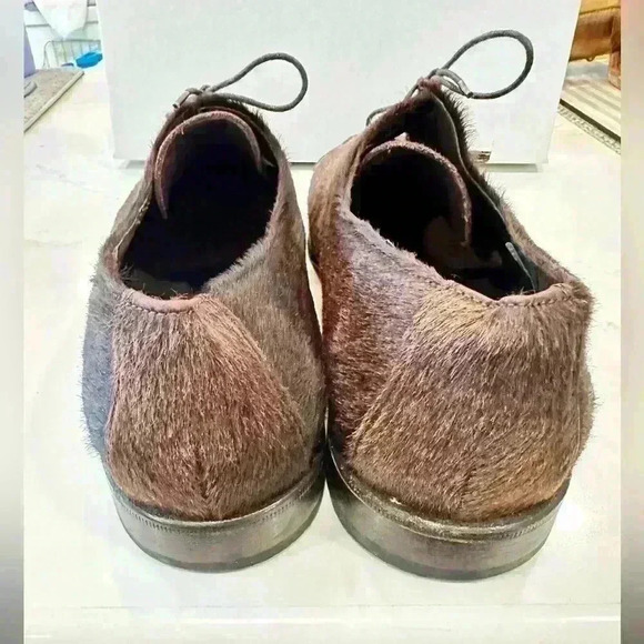 Lloyd Germany 1888 Oriza Brown Suede Pointed Toe Lace-up Classic Oxford Dress - Picture 4 of 11